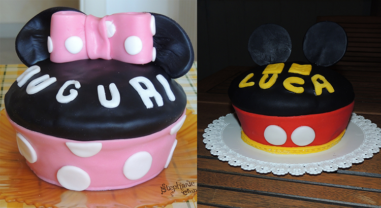 Minnie & Mickey Mouse Cupcakes giganti