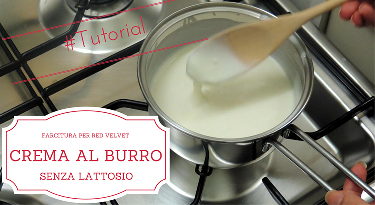 Crema al burro per Red Velvet senza lattosio