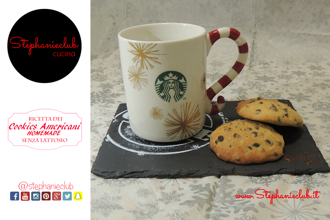 American Cookies lactose free – senza lattosio – ricetta di Natale