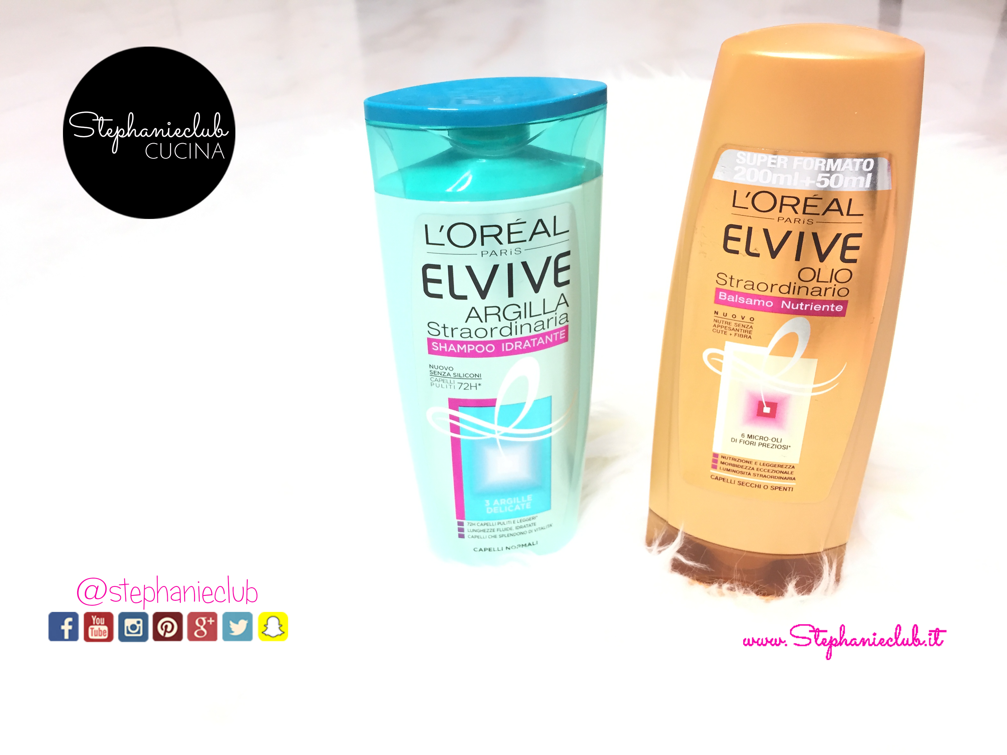 Recensione L'Oreal Elvive shampoo Argilla Straordinaria e balsamo Olio Straordinario_02