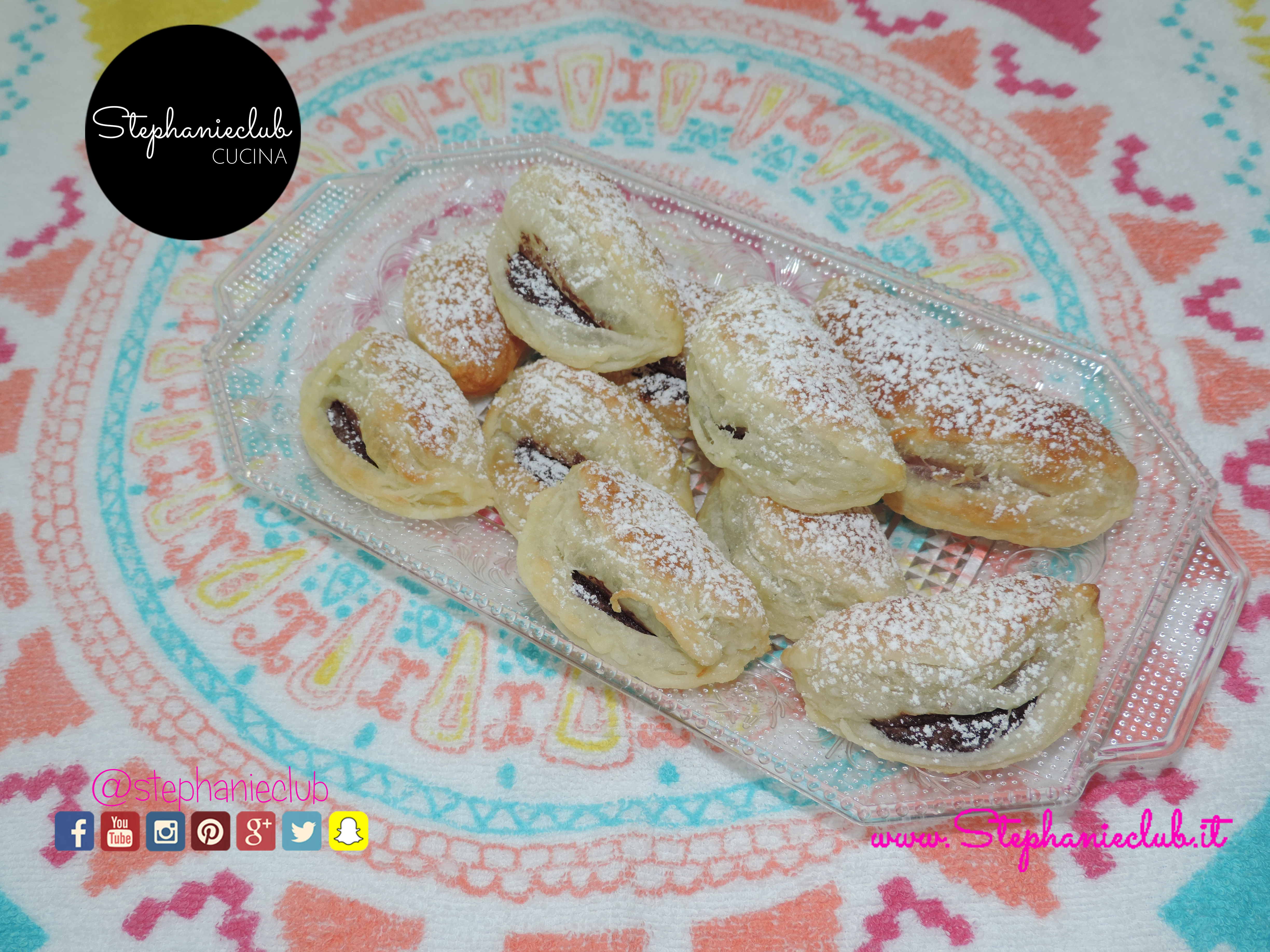 Fagottini di pasta sfoglia ripieni di Nocciolata e confettura_02