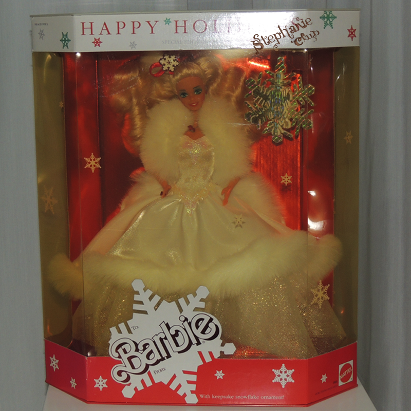 1989 Happy Holidays Barbie Doll