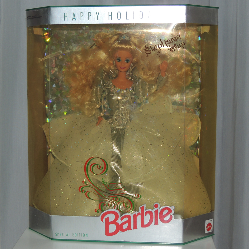 1992 Happy Holidays Barbie Doll