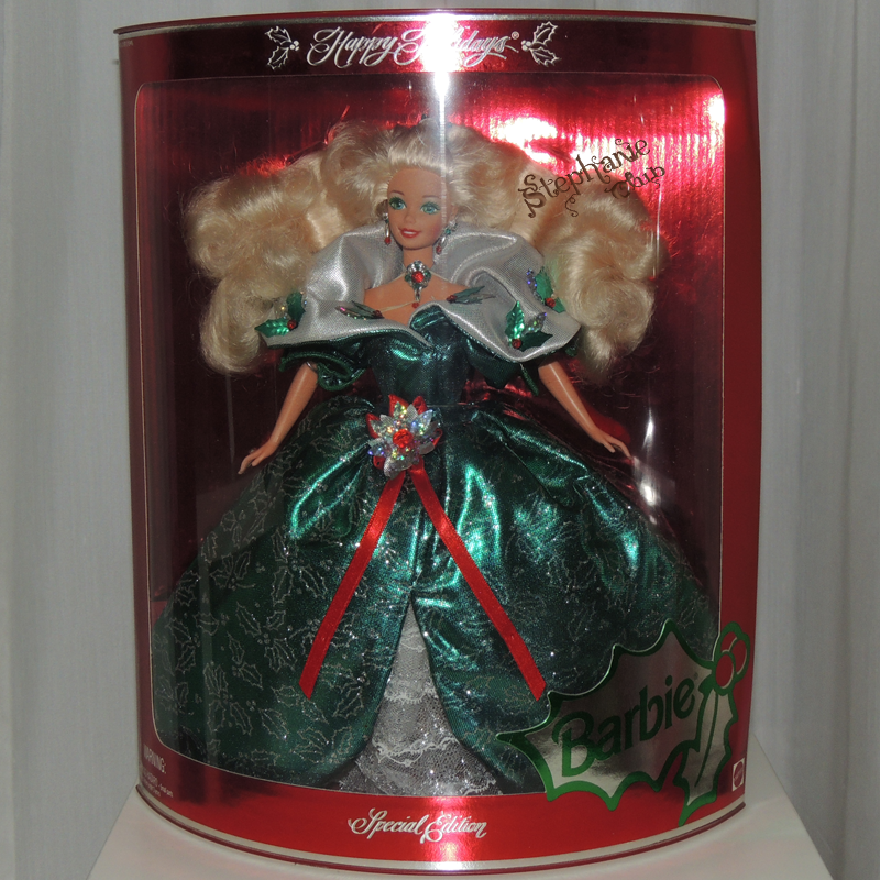 1995 Happy Holidays Barbie Doll