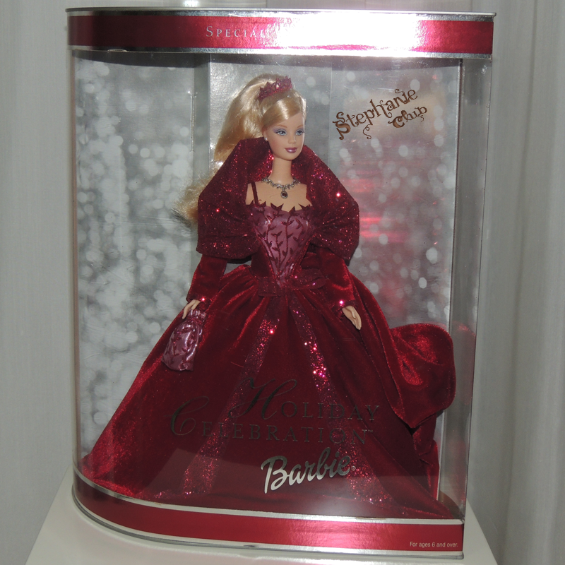 2002 Holiday Celebration Barbie Mattel