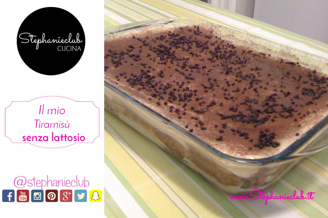 Il mio Tiramisù senza lattosio